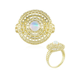 Gouden ring met een Welo-opaal (Ornaments by de Melo)