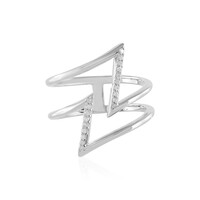 Zilveren ring met I2 (H) Diamanten (de Melo)
