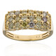 Gouden ring met SI2 Fancy Diamanten (CIRARI)