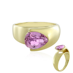 Gouden ring met een kunziet (de Melo)