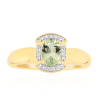 Gouden ring met een Australische mint beril