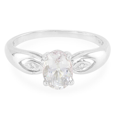 Zilveren ring met een toermalijn