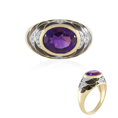 Zilveren ring met een amethist (Adela Silber)