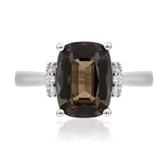 Gouden ring met een Onverhitte Tanzaniet (CIRARI)