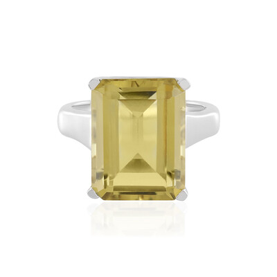 Zilveren ring met een Limoen Kwarts