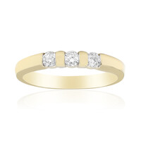 Gouden ring met Diamanten SI1 (G)