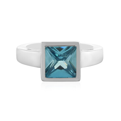 Zilveren ring met een Ratanakiri zirkoon (MONOSONO COLLECTION)
