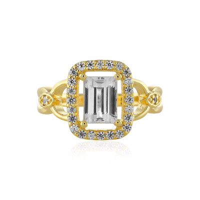 Zilveren ring met een zirkoon