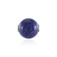 Zilveren hanger met een lapis lazuli