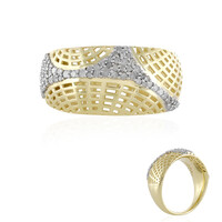 Gouden ring met I4 (J) Diamanten (Ornaments by de Melo)