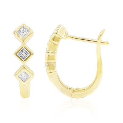 Gouden oorbellen met Diamanten SI1 (G) (Annette)