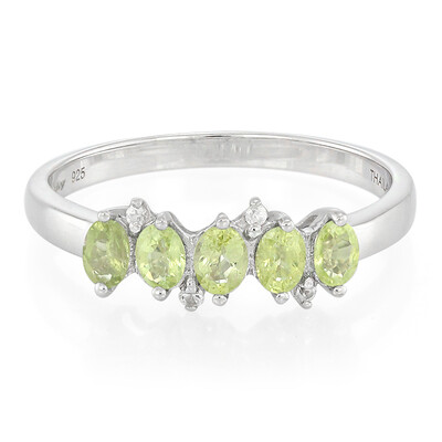 Zilveren ring met Paraiba toermalijnen