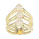 Zilveren ring met zirkonen (Adela Silber)