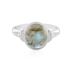 Zilveren ring met een labradoriet