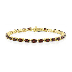 Zilveren armband met granaten