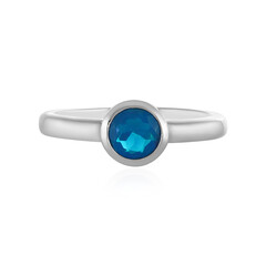 Zilveren ring met een Blauwe Ethiopische Opaal