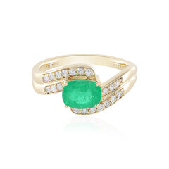 Gouden ring met een Russische smaragd (AMAYANI)