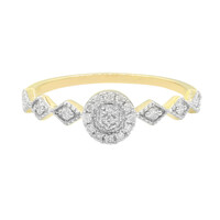 Gouden ring met Diamanten SI1 (G)