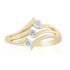 Gouden ring met Diamanten SI1 (G)