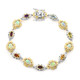 Zilveren armband met Welo-opalen (Gems en Vogue)