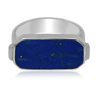 Zilveren ring met een lapis lazuli
