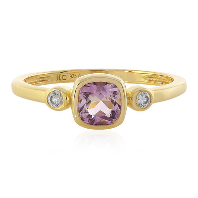 Zilveren ring met een lavendel amethist