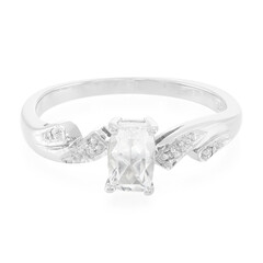 Zilveren ring met een gosheniet