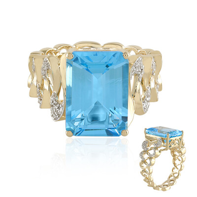 Gouden ring met een Marambaia-topaas (SUHANA)