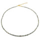 Zilveren halsketting met kattenoog-chrysoberilstenen
