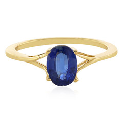 Gouden ring met een kyaniet (Odyssey by Hannah)