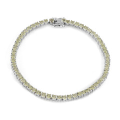 Zilveren armband met Limoen Kwartsen