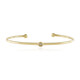 Zilveren armband met een VS1 champagne diamant