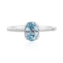 Zilveren ring met een Ratanakiri zirkoon