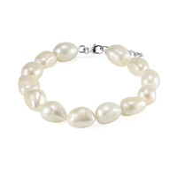 Zilveren armband met zoetwater kweekparels (TPC)