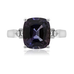 Gouden ring met een Onverhitte Tanzaniet (CIRARI)