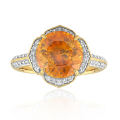 Gouden ring met een sfaleriet