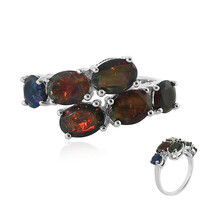 Zilveren ring met Mezezo opalen