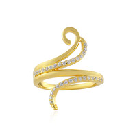 Zilveren ring met zirkonen