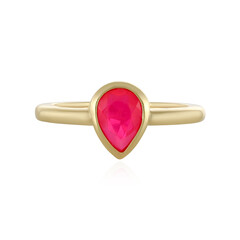 Zilveren ring met een Roze Ethopische Opaal