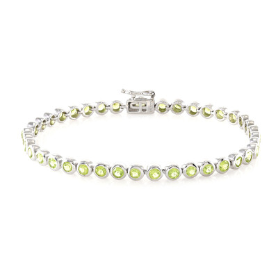Zilveren armband met peridoots