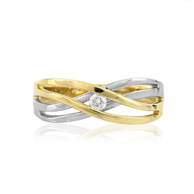Platina ring met een Loepzuivere (F) Diamant (LUCENT DIAMONDS)