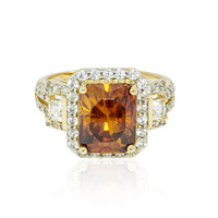 Gouden ring met een sfaleriet