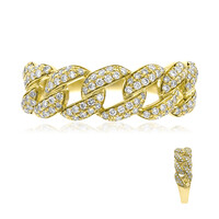 Gouden ring met SI2 (H) Diamanten (CIRARI)