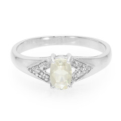 Zilveren ring met een Orthoklaas