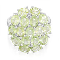 Zilveren ring met Paraiba toermalijnen