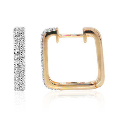 Gouden oorbellen met Diamanten SI1 (G) (Annette)