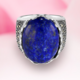 Zilveren ring met een lapis lazuli (Annette classic)