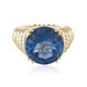 Gouden ring met een kleurwissel fluoriet (de Melo)
