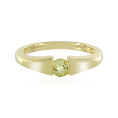Zilveren ring met een Ouro Verde kwarts