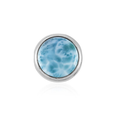 Zilveren hanger met een larimar (MONOSONO COLLECTION)